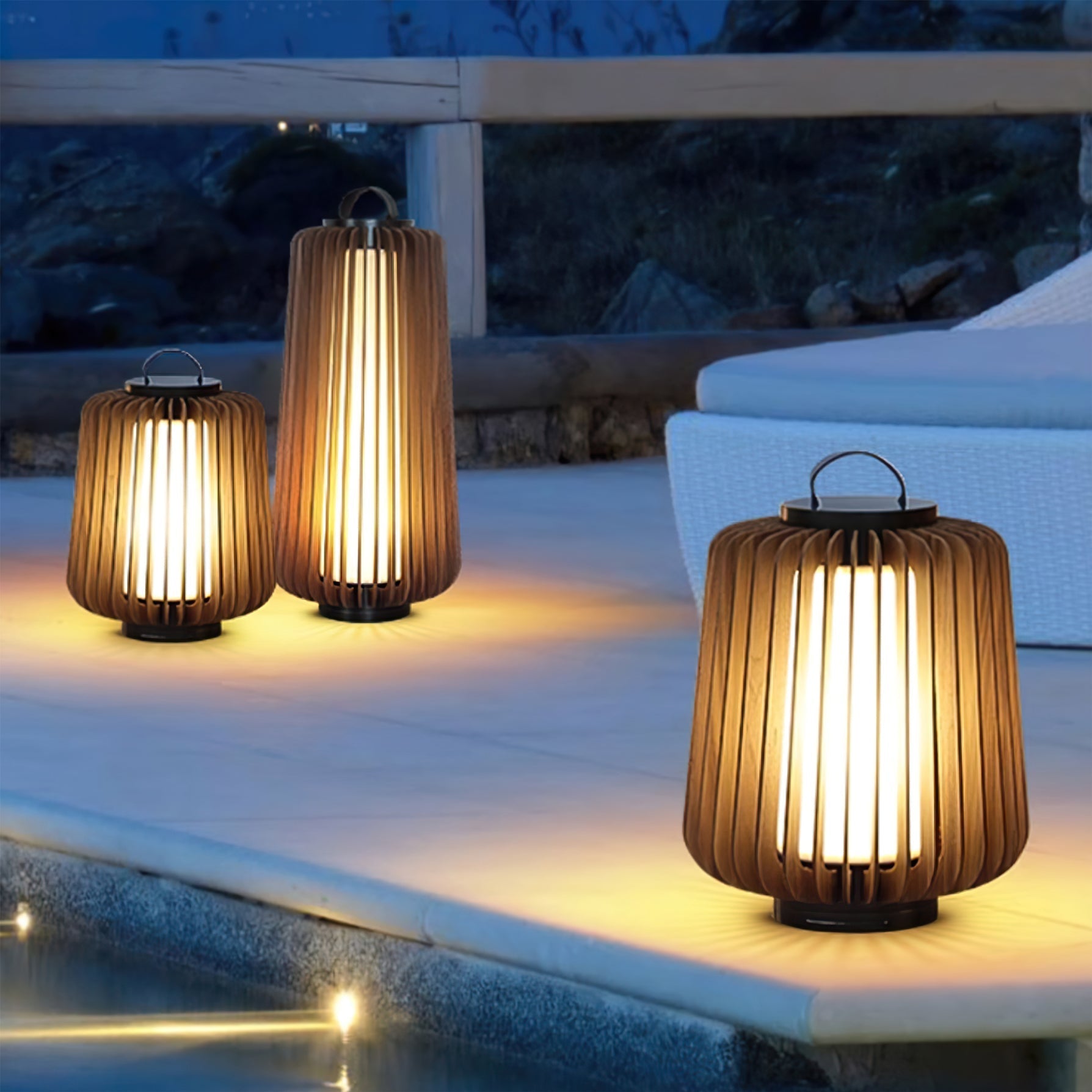 LumiLuxe - Oplaadbare Outdoor Tafellamp