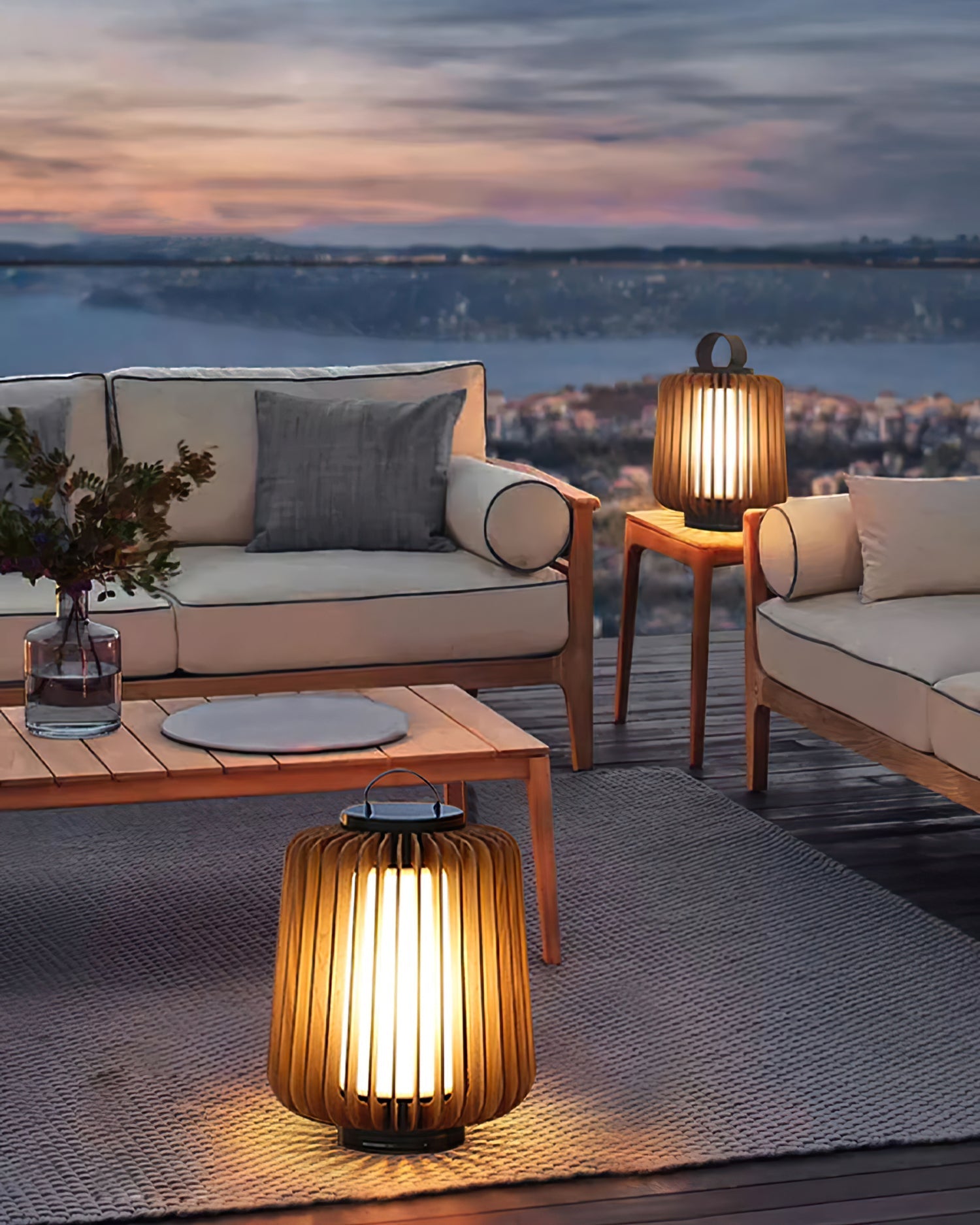 LumiLuxe - Oplaadbare Outdoor Tafellamp