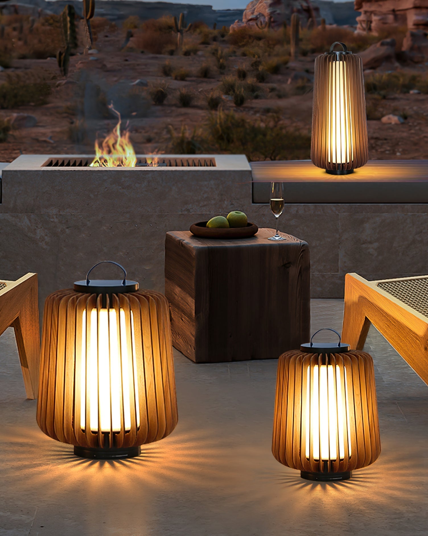 LumiLuxe - Oplaadbare Outdoor Tafellamp