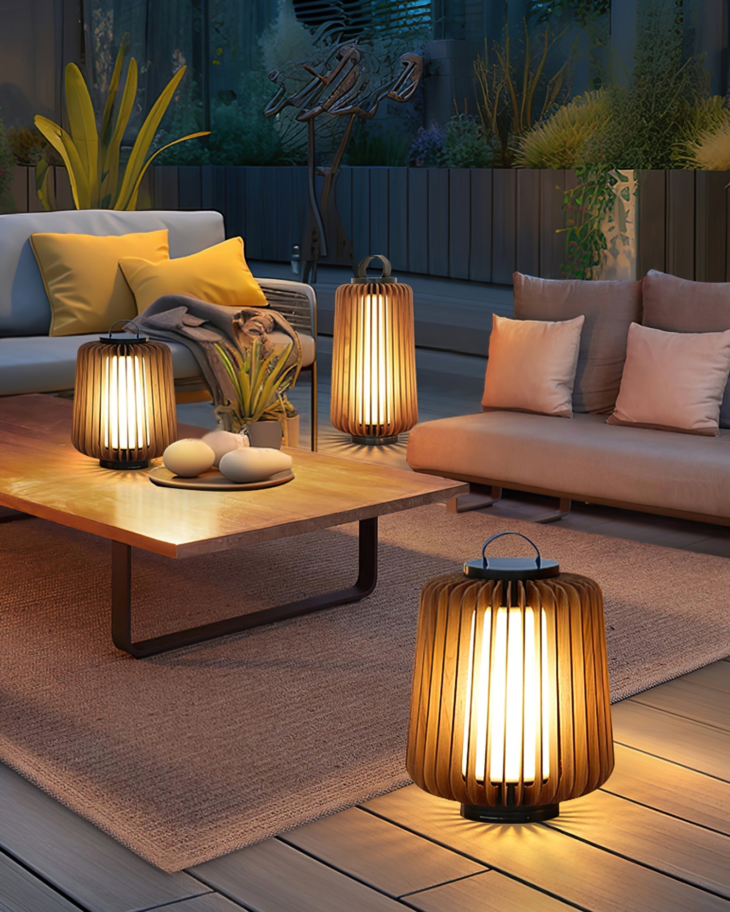 LumiLuxe - Oplaadbare Outdoor Tafellamp
