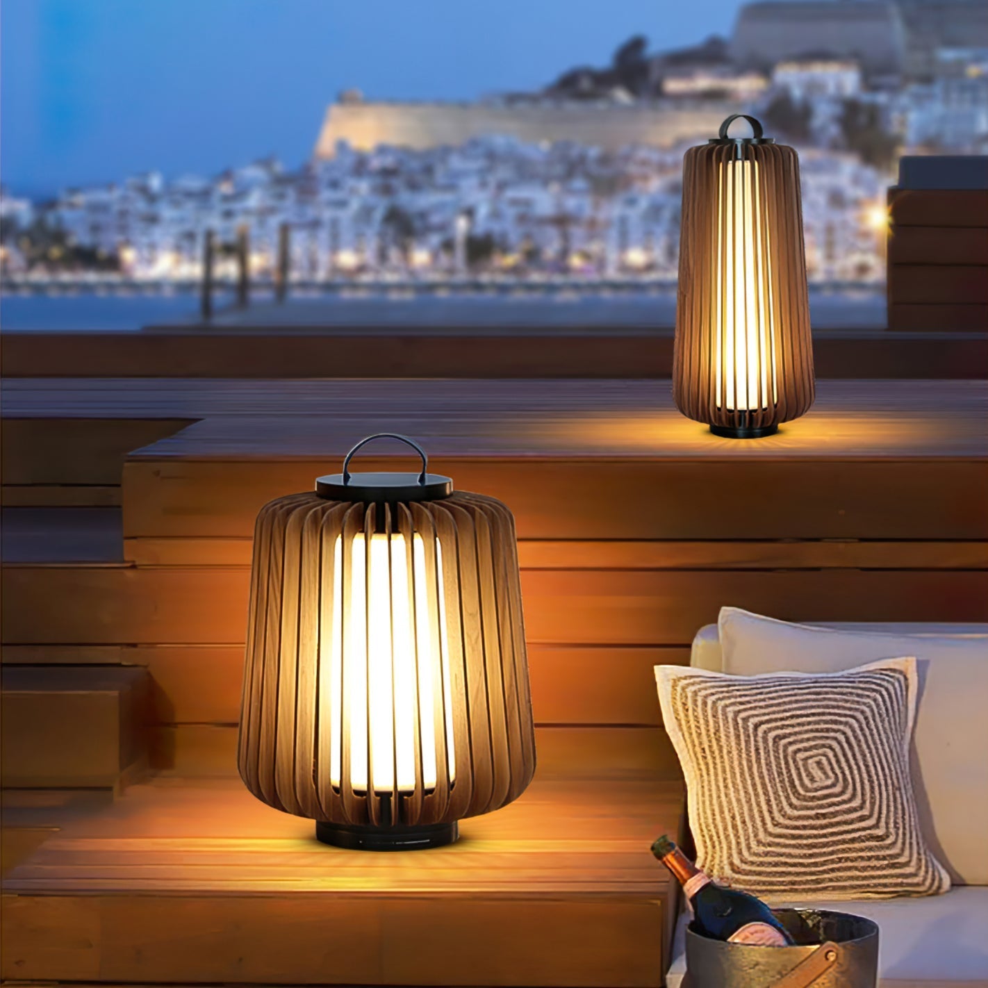 LumiLuxe - Oplaadbare Outdoor Tafellamp