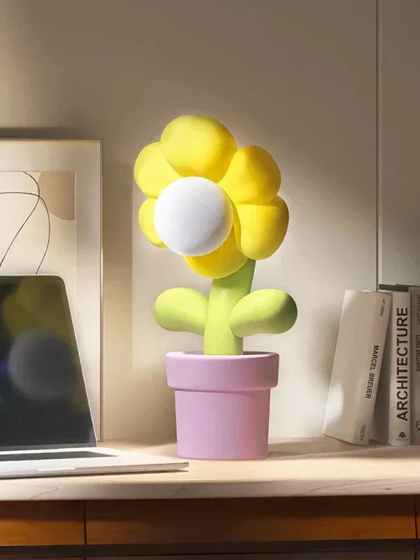 BloomGlow - LED Bloem Tafellamp – Decoratieve Verlichte Bloem voor Slaapkamer en Woonkamer