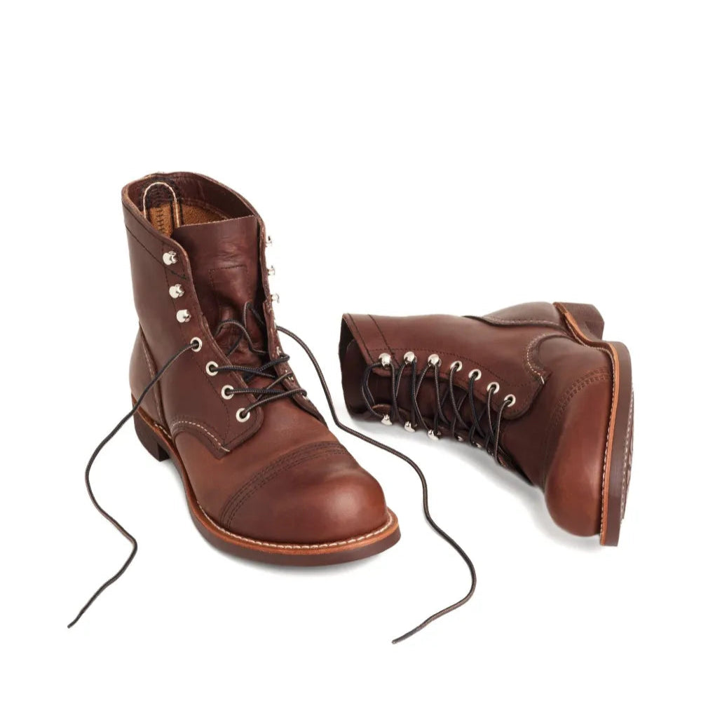 Stivaletti Uomo Pelle Robusta Stile Western Lavoro Quotidiano