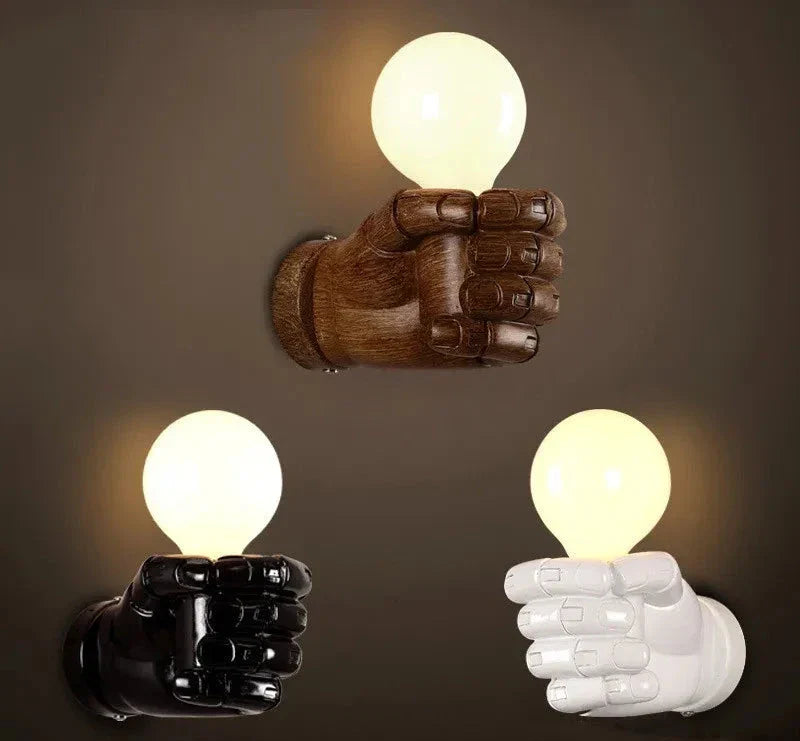 IndustrialGlow - Lámpara de pared en estilo industrial de metal – Lámpara LED vintage