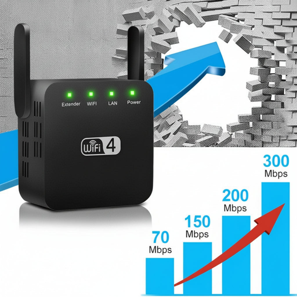 Long Range WiFi Booster Extender Repeater for Home and Office 2