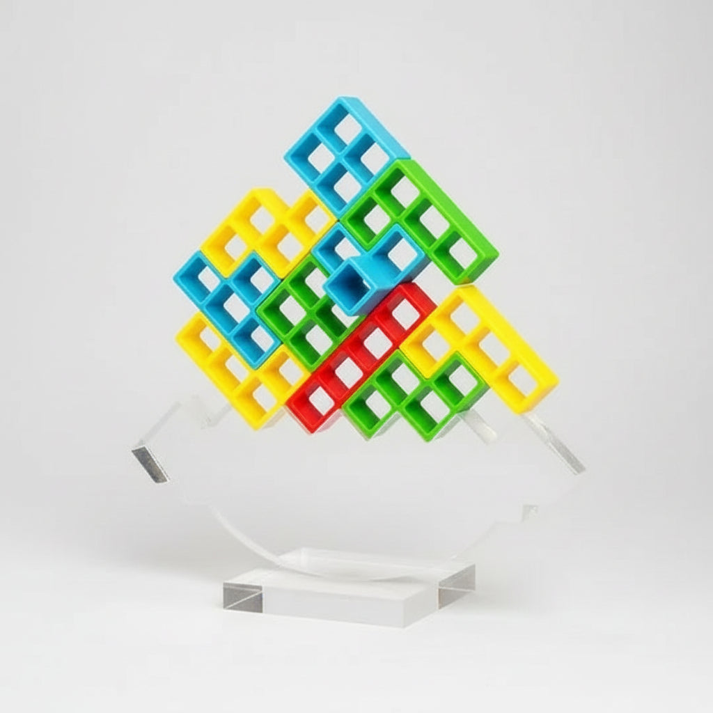 Magnetic Stacking Tower Game for Kids Educational Fun Balance Toy 9