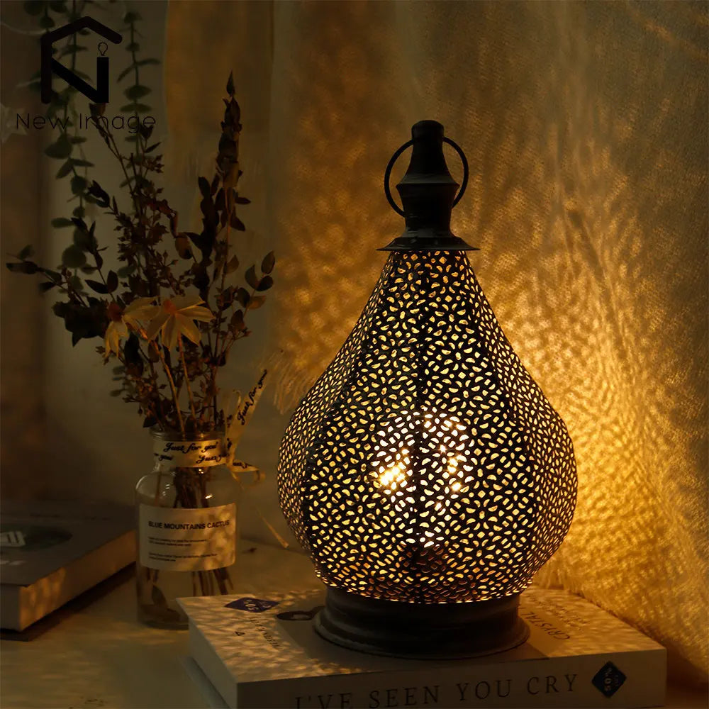 BohoGlow – Oosterse Tafellamp in Vintage Stijl