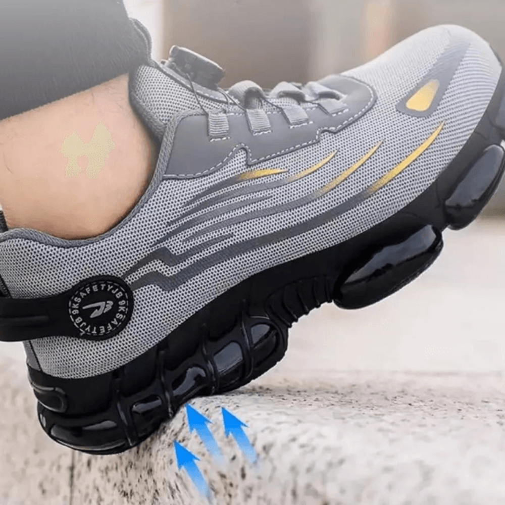 Men's Lightweight Orthopedic Safety Shoes Non-Slip Comfort Design 5