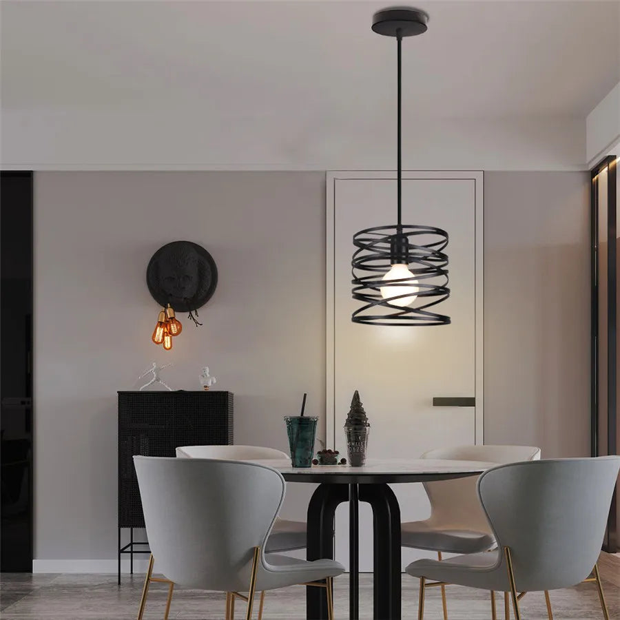 SteelWave - Metalen Draadlamp