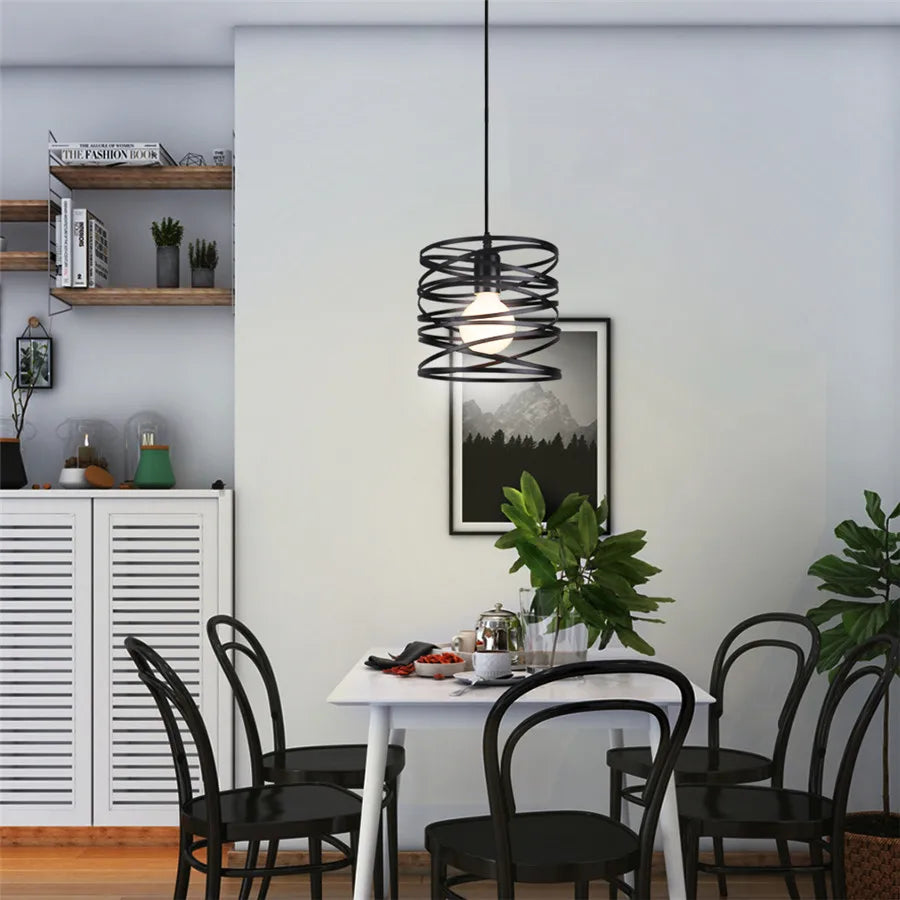 SteelWave - Metalen Draadlamp