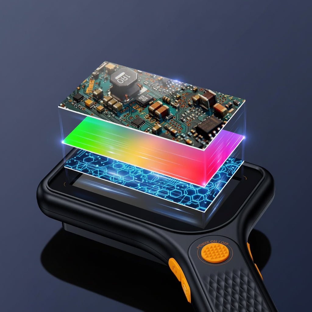 Microscópio Portátil Digital 500X Ampliação Ecrã IPS LED