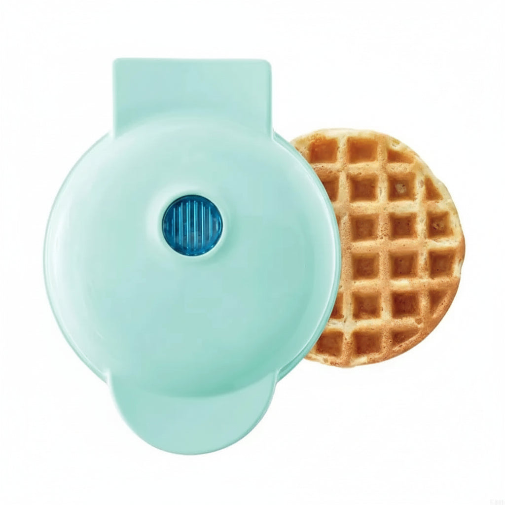 Mini Máquina de Waffles Elétrica Panini 350W
