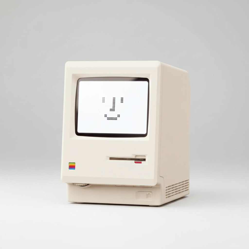 Sveglia Digitale Retrò Mini Pc Orologio Scrivania Display LCD