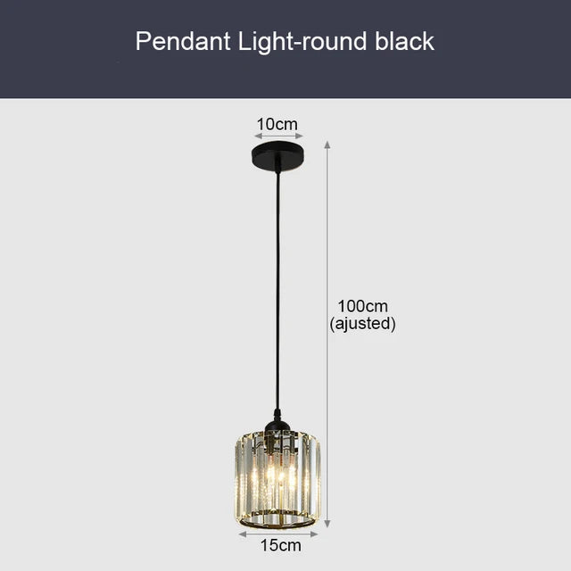 GlinsterLicht - Elegante K9 Kristallen Hanglamp