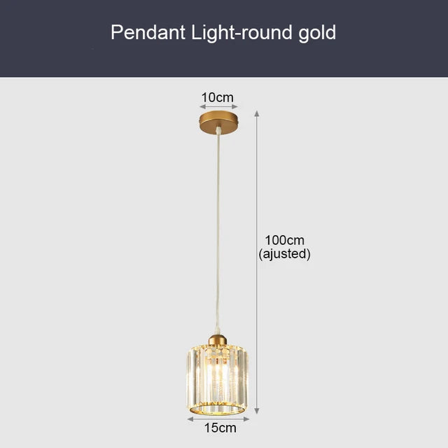 GlinsterLicht - Elegante K9 Kristallen Hanglamp