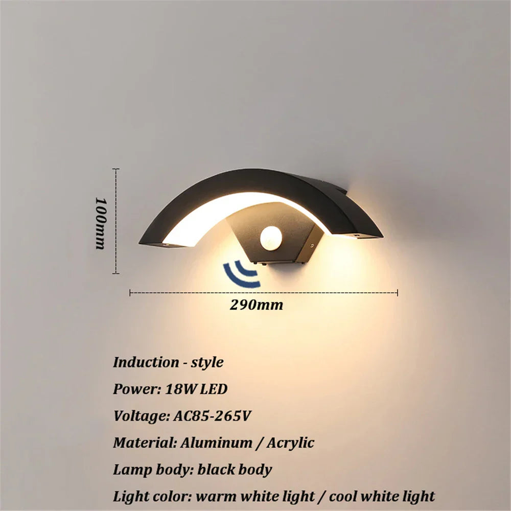 LichtBeeld - Stijlvolle Waterdichte Wandlamp