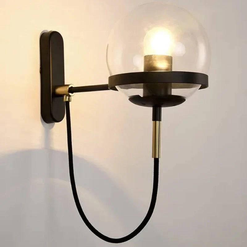 ModaSphere - Moderne Glazen Bol Wandlamp | Stijlvolle LED Verlichting voor Elk Interieur