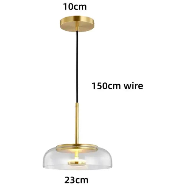 NovaGlow - Hedendaagse Glazen Hanglamp