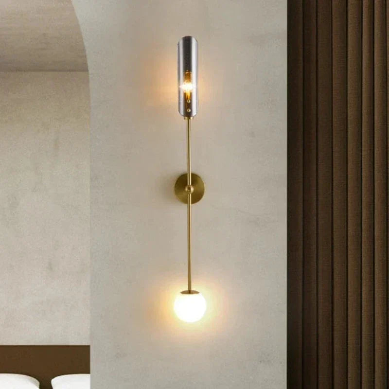 NordicGlow - LED Wandlamp van Glas – Stijlvolle Wandverlichting