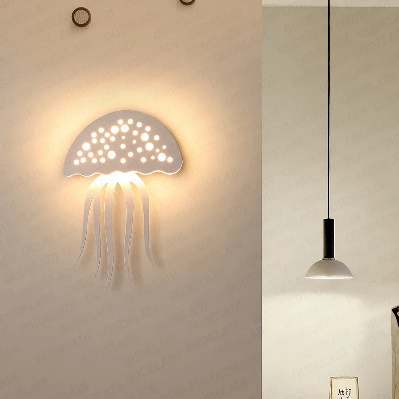 AquaGlow - LED Kwallen Wandlamp