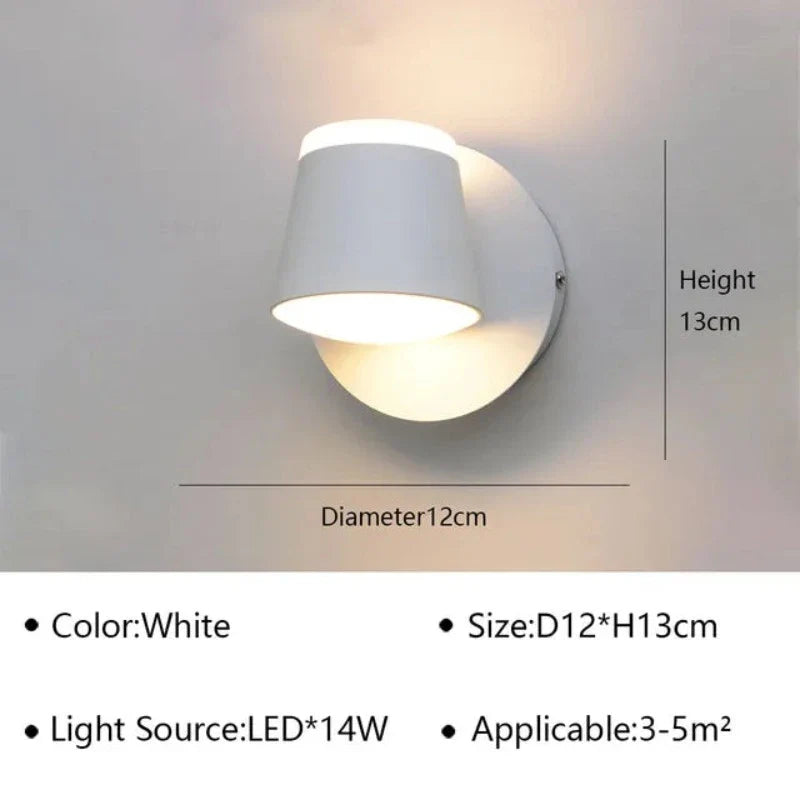 RevolveLicht - Draaibare Wandlamp