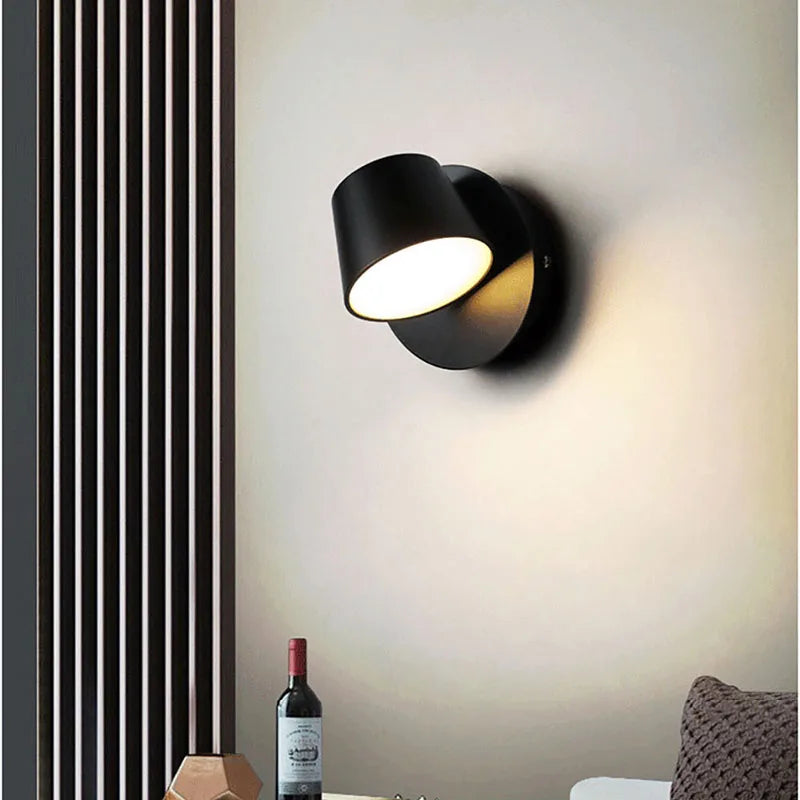 BrightGlow - Draaibare LED Wandlamp in Modern Design – Verstelbare Verlichting