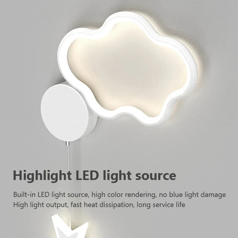 CloudLume – Decoratieve wandlamp voor een magische sfeer