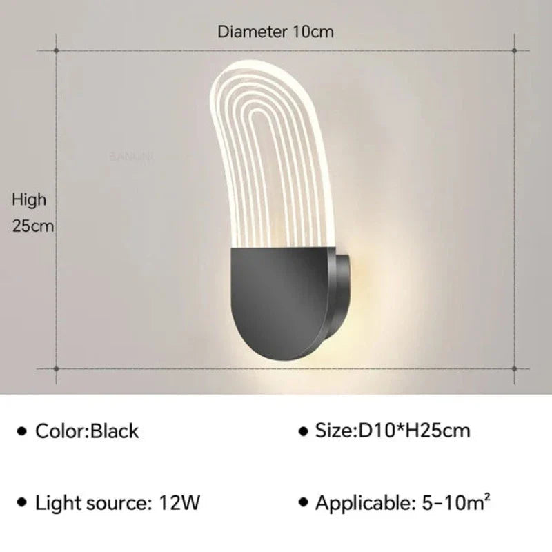 StylishLumina - Lámpara de Pared LED Moderna | Iluminación Elegante para Cualquier Interior