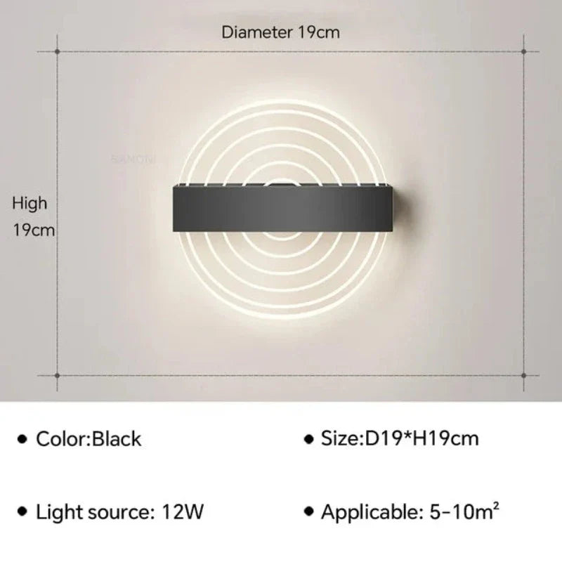 StylishLumina - Lámpara de Pared LED Moderna | Iluminación Elegante para Cualquier Interior