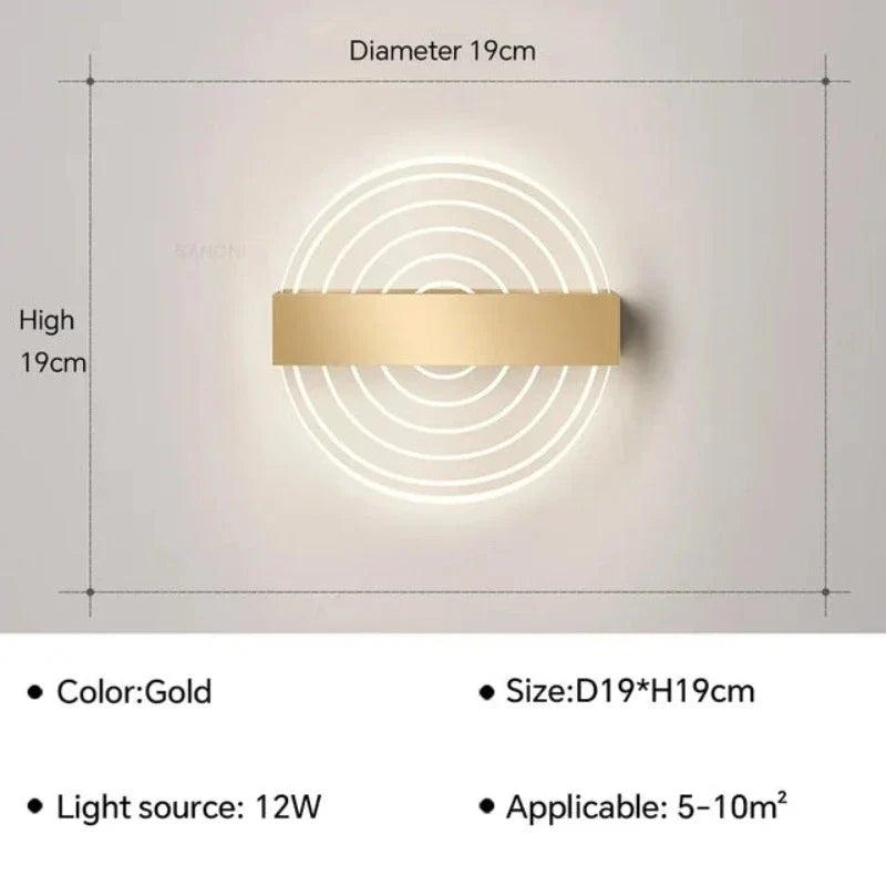 StylishLumina - Lámpara de Pared LED Moderna | Iluminación Elegante para Cualquier Interior