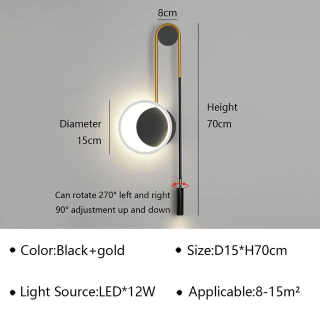 ZenithBeam – Lampada da parete LED moderna con design elegante