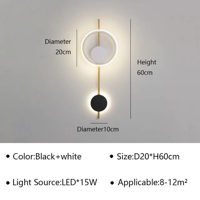 ZenithBeam – Lampada da parete LED moderna con design elegante