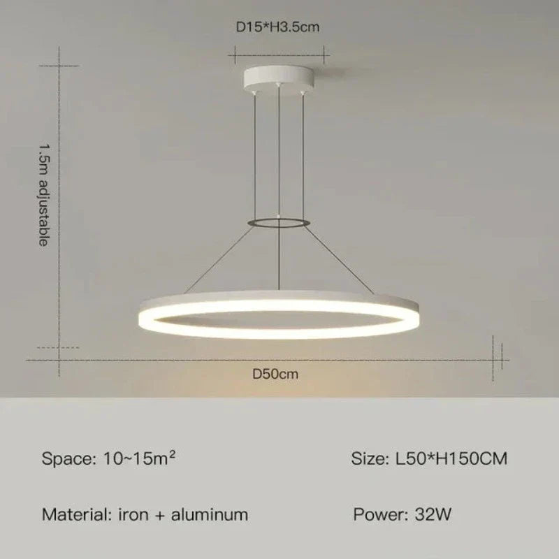 ElegantGlimmer - lanke Moderne Hanglamp