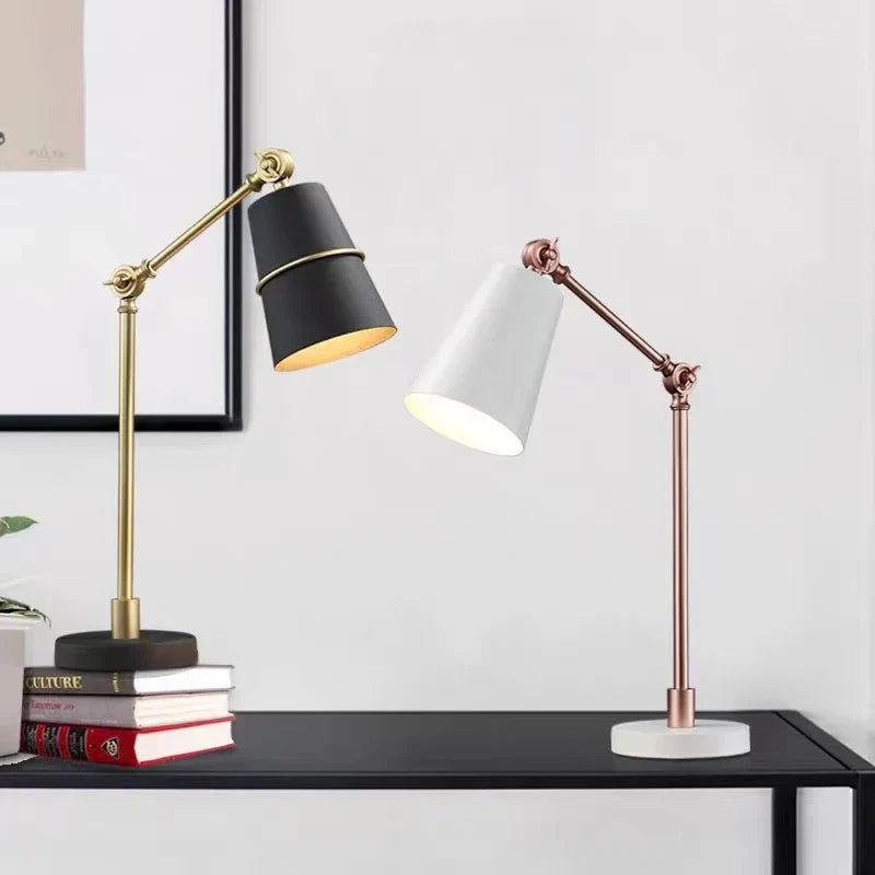 MonoGlow - Modern LED Table Lamp with Rotatable Arm | Minimalist Design