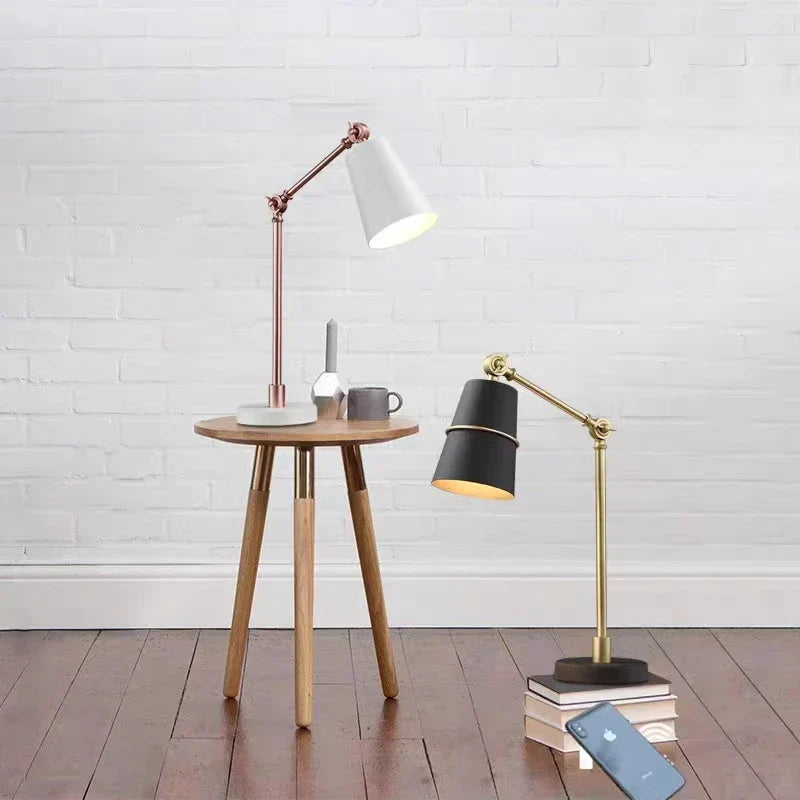 MonoGlow - Modern LED Table Lamp with Rotatable Arm | Minimalist Design