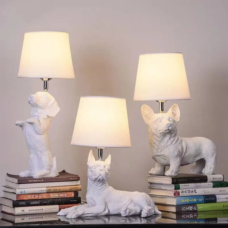 LumiDog – Speelse LED Tafellamp in Puppy Design, Perfect voor Woonkamer, Slaapkamer en Kinderkamer