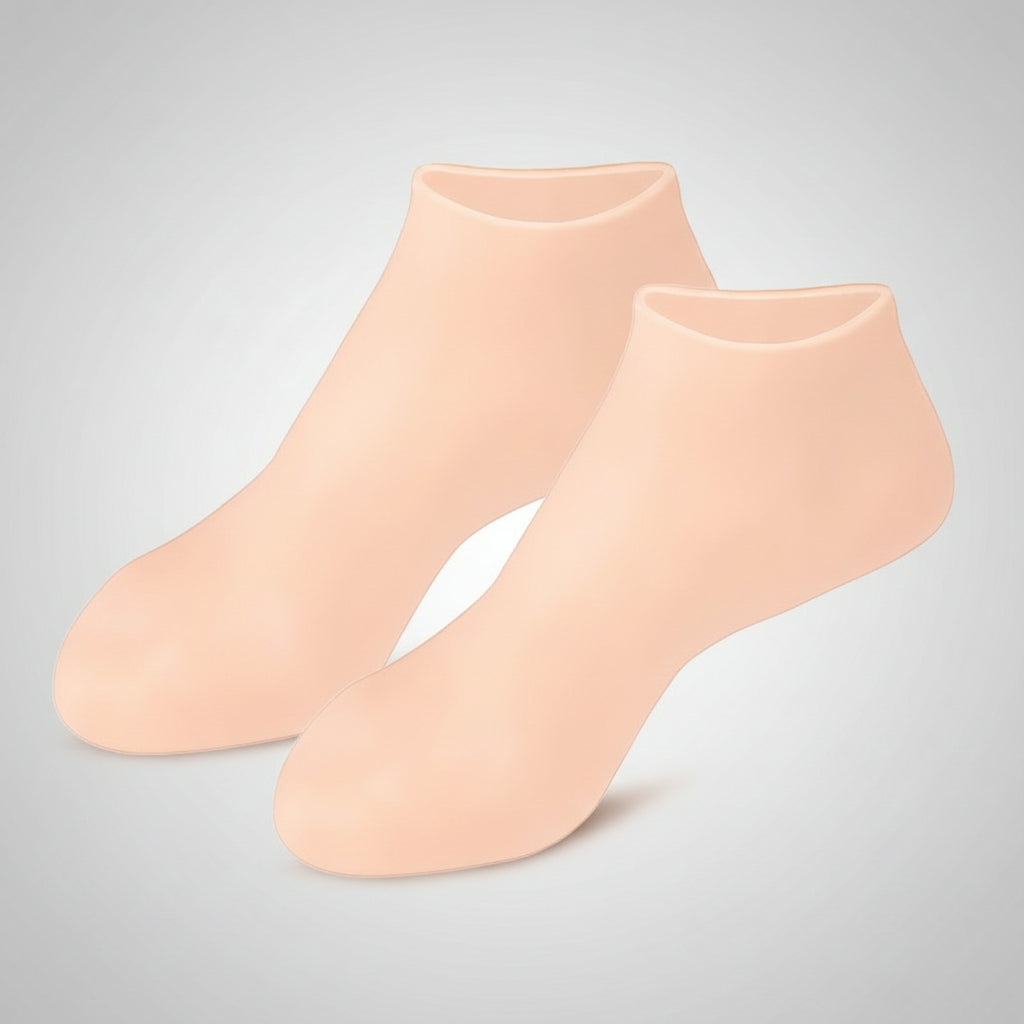 Moisturizing Foot Spa Socks Silicone Gel for Soft Cracked Heels 0
