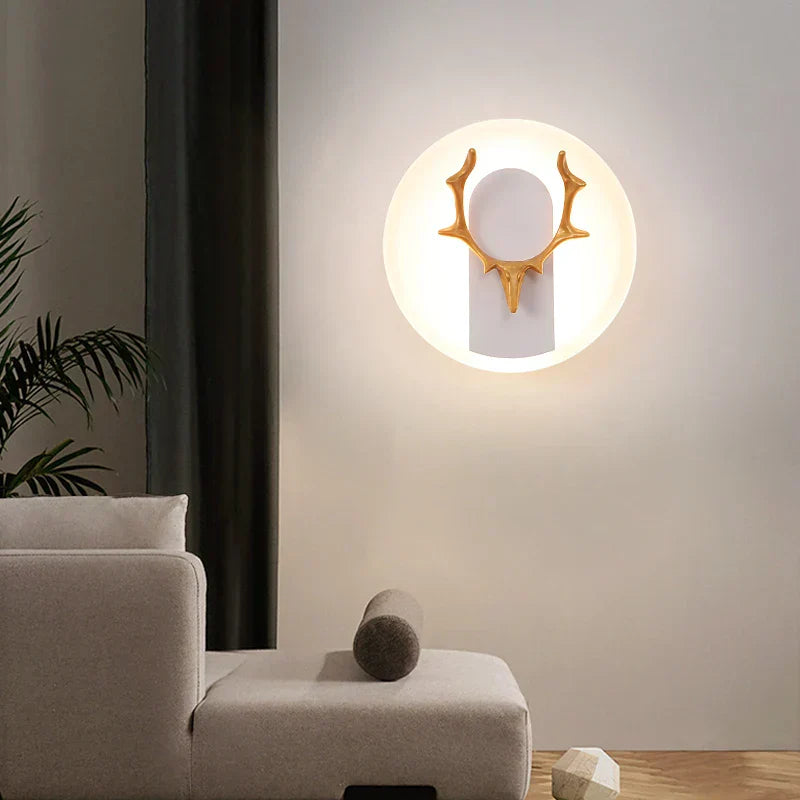 AntlerGlow - Moderne LED Wandlamp met Gewei Ontwerp – Decoratieve Verlichting