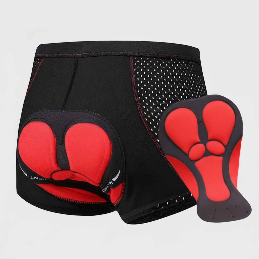 Calças de Ciclismo para Homem com Almofada de Gel Respirável para Longos Passeios de Bicicleta