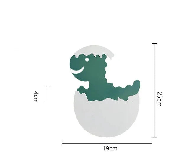 EggLight - Lampada da parete per bambini a forma di uovo – Lampada notturna LED per camere di bambini e neonati