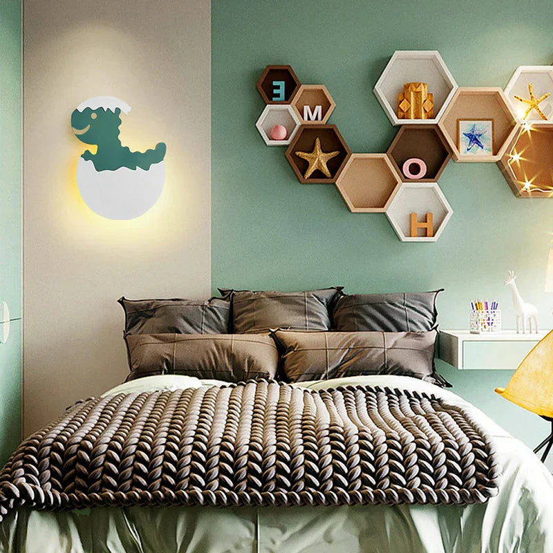 EggLight - Lámpara de pared infantil en forma de huevo – Lámpara nocturna LED para habitaciones de niños y bebés