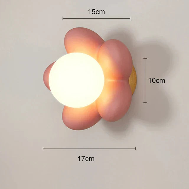 BloomLight - Wandlamp met Bloemdesign en LED voor Kinderkamer en Woonruimte