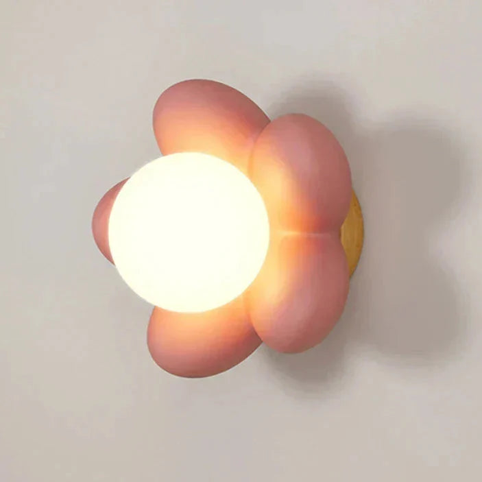BloomLight - Wandlamp met Bloemdesign en LED voor Kinderkamer en Woonruimte