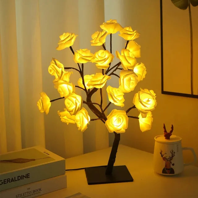LumiTree - LED Boom Tafellamp – Sfeervolle Decoratieve Verlichting voor Woon- en Slaapkamer