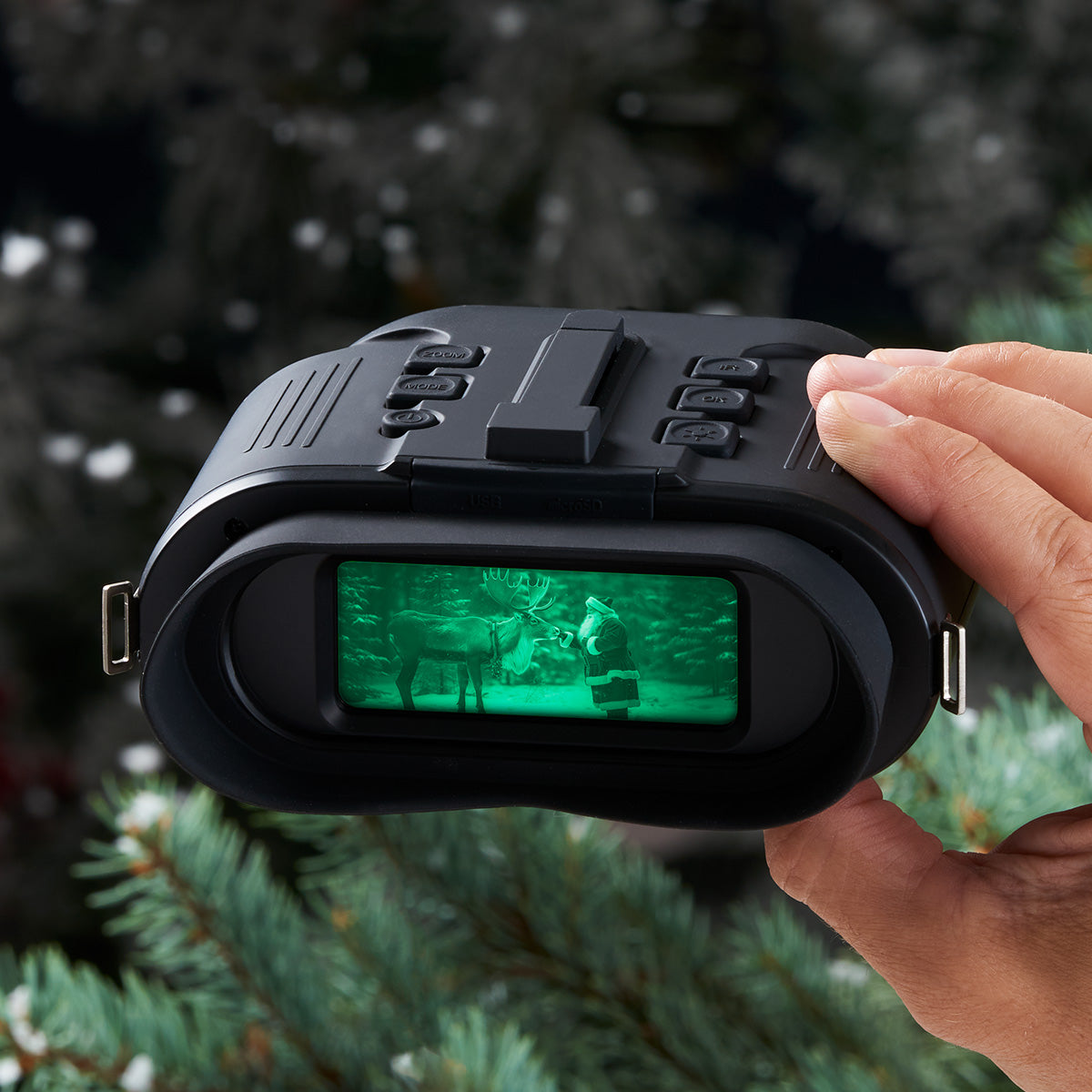 Night Vision Binoculars 7X Optical Zoom Infrared Clarity 0