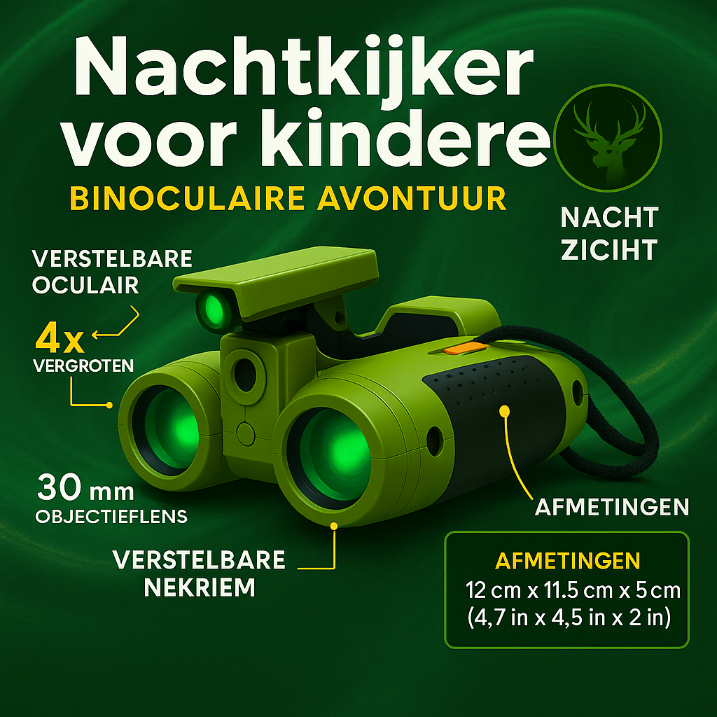 Binocolo Bambini Visione Notturna Esplorazione All'aperto