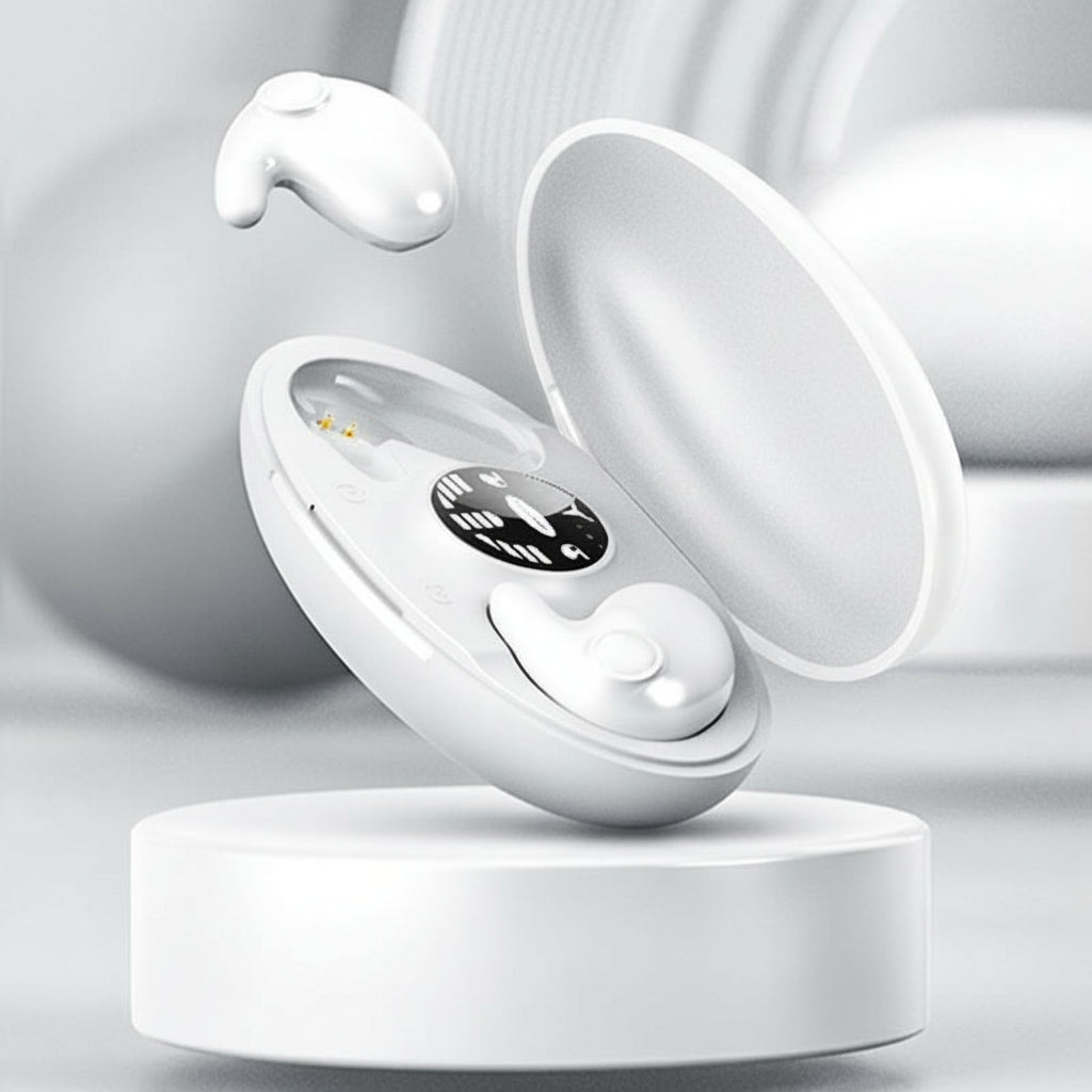 Noise Cancelling Earbuds Wireless Bluetooth Sleep Headphones Waterproof 8