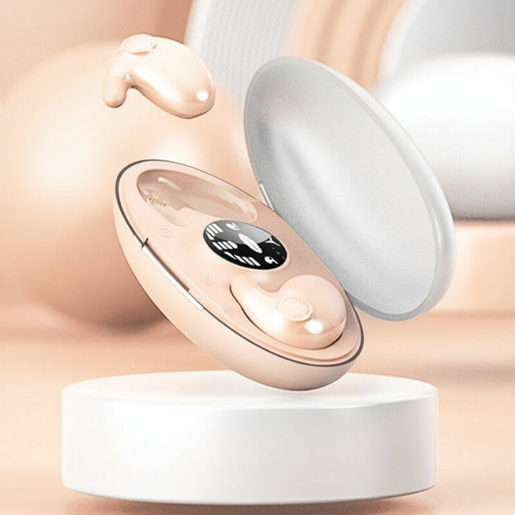 Noise Cancelling Earbuds Wireless Bluetooth Sleep Headphones Waterproof 9