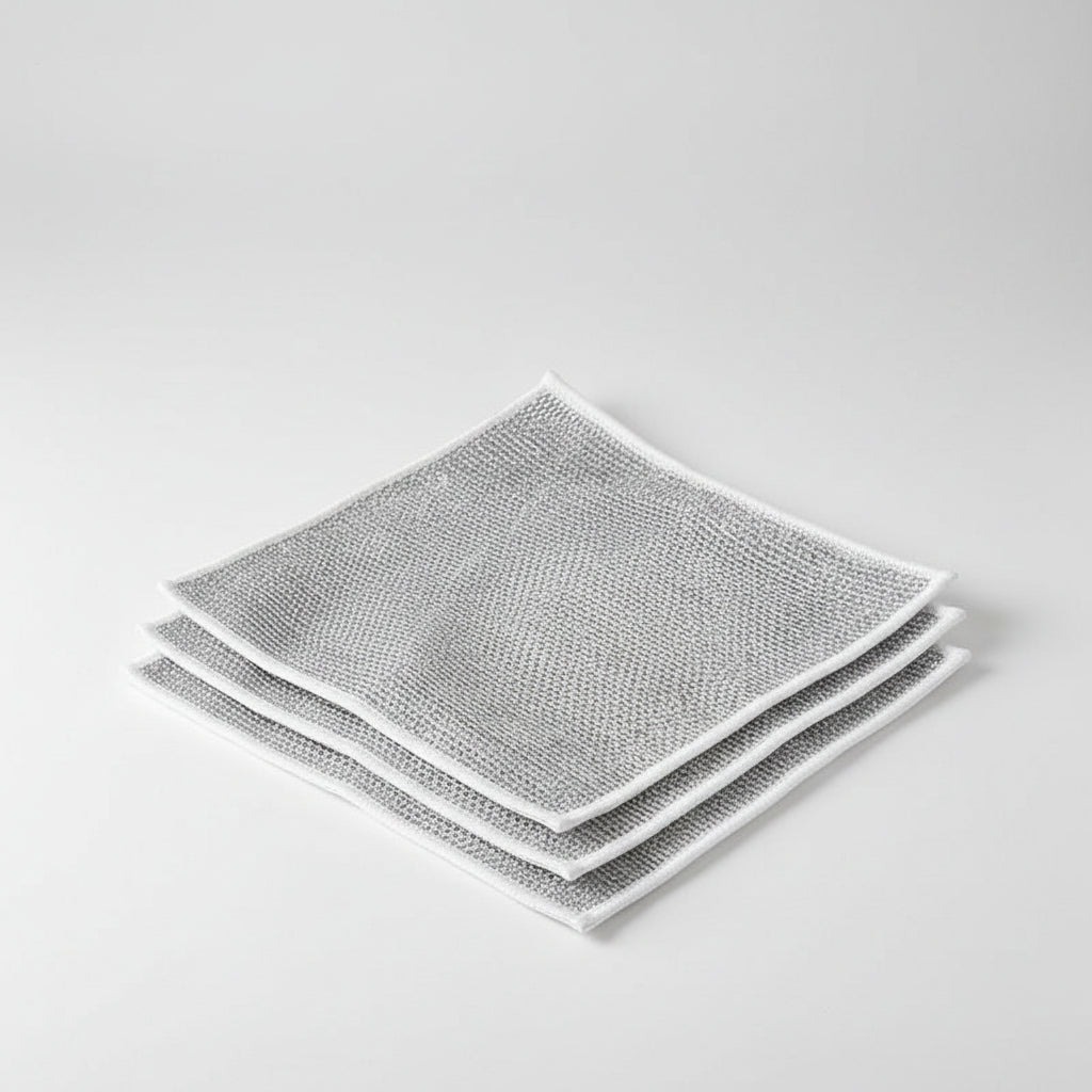 Non-Scratch Nylon Dishcloths for Kitchen Cleaning and Scrubbing 0