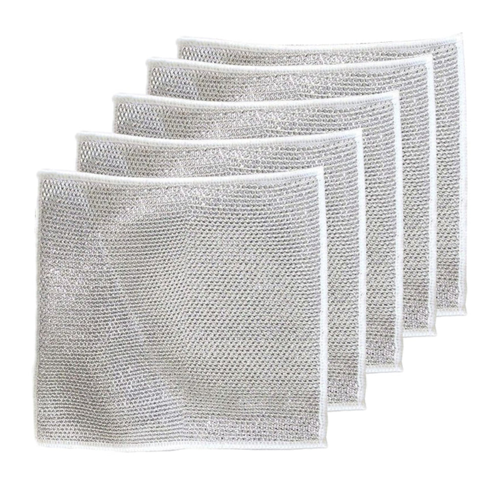 Non-Scratch Nylon Dishcloths for Kitchen Cleaning and Scrubbing 9